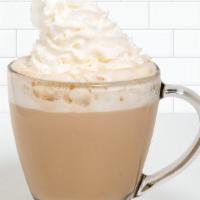 White Chocolate Latte · Ghirardelli® white chocolate, espresso, and steamed milk with a swirl of whipped cream.