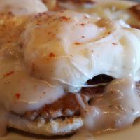 Country Beni · Benedict with sausage patties and country gravy (Friday-sunday only)