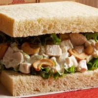 Cashew Chicken · Sourdough. Tender chunks of chicken breast blended with cashews and sweet celery, seasoned t...