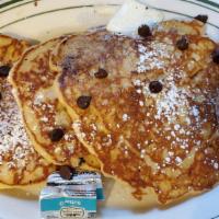 Pancakes · Three large fluffy pancakes served simply with butter and maple syrup. Route 40's pancakes a...