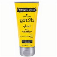 Got 2B Glued Styling Spiking Glue 6 Oz. · The Styling Spiking Glue by 
Schwarzkopf is the #1 
styling glue in the US. 
Twist tips into...