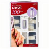 Kiss 100 Tips Square Tip #20001  · Glue on false nails are ready to polish and file to any shape and length you like. Durable, ...