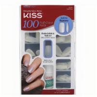 Kiss 100 Tips Active Square #20006 · Glue on false nails are ready to polish and file to any shape and length you like. Durable, ...
