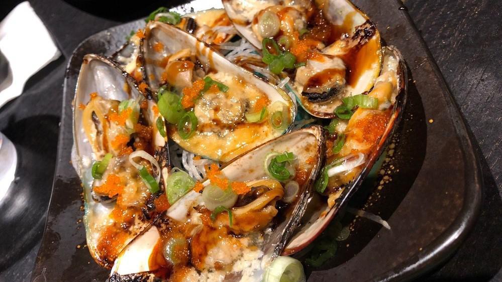 Baked Green Mussels · Limit one order per person.