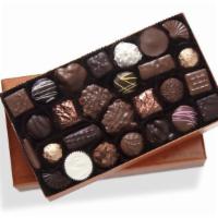 Large Assorted Chocolates Gift Box 29 Oz. · A double layer of nutty clusters, butter creams, chewy caramels and peanut butter pails™ in ...