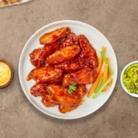 Mild Child Wings (Boneless) · Fresh boneless chicken wings breaded, fried until golden brown, and tossed in mild sauce. Se...