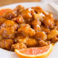 Spicy Orange Chicken (Build Your Own Rice Bowl) · 