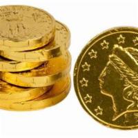 Chocolate Gold Coins · One pound- Chocolate Gold Coins. Delicious gold coinage that melts in your mouth, not in you...