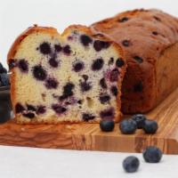 Blueberry Vanilla Bread · Ultra moist vanilla cake batter loaded with giant infusions of whole blueberries. Full large...