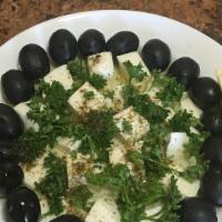 Feta Cheese · Serve with olive oil and Iraqi bread.