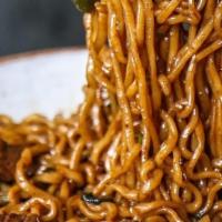 Ram-Don Noodle  (Spicy) · housemade organic noodle, gochujang style sauce (spicy & sweet korean sauce) nappa cabbage, ...