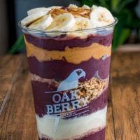 The Oak - Acai Bowl - (24 Oz. | 710 Ml.) · Our acai is Organic certified and 100% Natural. We are FDA approved/Kosher/Lactose Free/Glut...