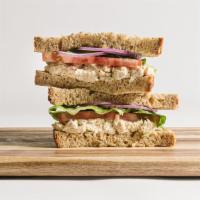 Tuna Salad Sandwich · Albacore tuna salad, Gotham Greens butter lettuce, tomato, and red onion on City Bakery wheat