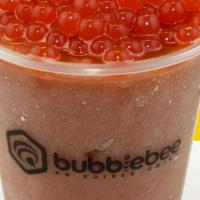 Berry Bling Bling - Pomegranate Popper · Organic Green Tea/Raspberry/Strawberry/Blueberry/Pomegranate, 24oz Fat Cup