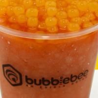Big Bang - Orange Popper · Organic Green Tea/Orange/Raspberry/Strawberry, 24oz Fat Cup
