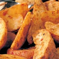 Potato Wedges · Half bl. seasoned with salt and parm or 1lb. 
Come's with frie sauce'