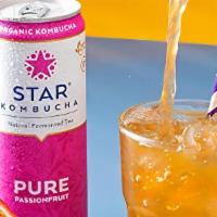 Star Kombucha · Organic tea, SCOBY, sugar, fruits and herbs
