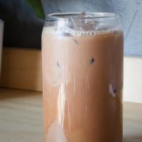 Iced Mocha · A blend of smooth Dark Chocolate sauce and a Double Shot of Espresso with Milk of choice and...