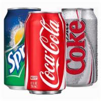 Coke, Diet Coke, Sprite Can · 