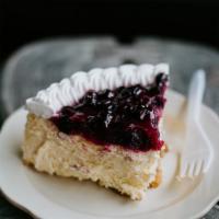 Blueberry Cheesecake · One slice
