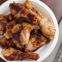 Dark Meat Roasted Chicken (8 Ct) · Juicy and flavorful dark meat roast chicken pieces.