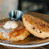 Biscuit French Toast · Maple syrup + local Colorado honey butter.