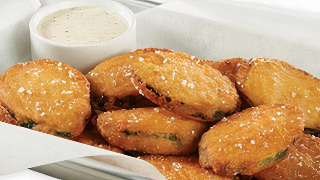 Fried Zucchini · served with ranch dressing