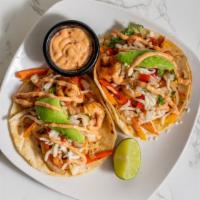 Super Tacos · Include a choice of refried or whole beans, pico de gallo, cheese and fresh avocado.