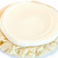 Frosted Sugar Cookie · Soft sugar cookie with vanilla frosting.