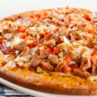 Chicken Sausage Pizza · 