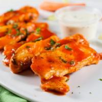 Grilled Buffalo Chicken Strips · 
