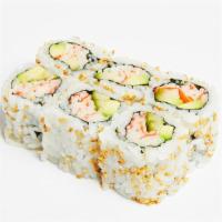 California Maki · Crabmix, avocado, and cucumber with sushi rice wrapped in nori.