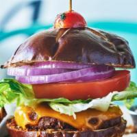 Veggy Eleven​ · Beyond meat plant-based patty, hydroponically grown butter lettuce, tomato, , red onions,  A...