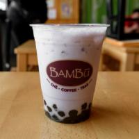 Taro Milk Tea · Note: This drink does not automatically come with toppings. If you want toppings, you would ...