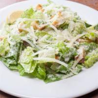 Caesar Salad · Romaine hearts, croutons, parmesan reggiano, pecorino and lemon.