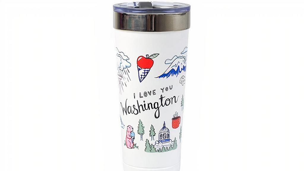 I Love You Washington Tumbler · Add an extra pep to your morning pick-me-up with our brand new Salt & Straw tumblers. An amazing way to show some pride and bring a little sweetness with you wherever you go. Like a craveable Sundae, the love for Washington all starts with a scoop of natural Northwest beauty, piled high with epic mountains, emerald forests, and our amazing communities as the cherry on top! These double insulated, stainless steel lined tumblers will keep your hots hot and your colds cold.