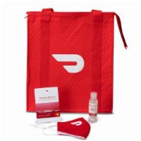 Dasher Welcome Kit · Dasher Welcome Kit including red insulated bag, Dasher red card, mask, and hand sanitizer.  ...