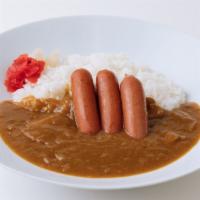 Kurobuta Sausage Curry · Berkshire pork sausage, 3 pcs / 3 oz / 85g
 UMAMI curry sauce 9 oz / 255g,
Japanese steamed ...