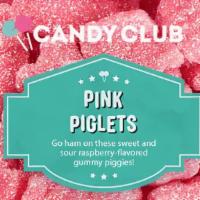Gummy Pink Piglets · 7 oz. jar. Go ham on these adorable piggies! Infused with sweet-tart berry flavor, these lit...