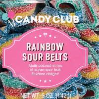 Rainbow Sour Belts · Catch a ride on the tail end of a sweet and sour rainbow! These delicious and mouth-puckerin...
