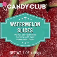 Gummy Watermelon Slices · Watermelon slices candy. Tender, tangy pink candies that make any season feel like summer. G...