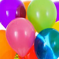12 (One Dozen) Latex Balloon Bouquet · A bouquet of 12 (one dozen) mixed color latex balloons filled with helium and high float for...