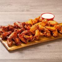 20 Regular Wings · Served with Ranch or Bleu Cheese on the side