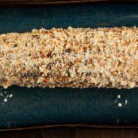 Elote · Grilled Corn, Mayo Butter, Cotija Cheese, Chili Flakes