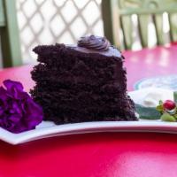 Chocolate Cake · Pastel de chocolate