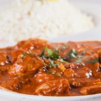 Rogan Josh · This famous dish from Kashmir is cooked with tomatoes and onions then roasted with spices in...