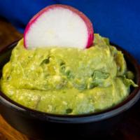 Fresh Guacamole · Freshly made guacamole sonrisa style served with chips.