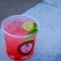 Strawberry Mojito · Strawberry & Lime  Sparkling Water. Topped with fresh Lime juice & Mint