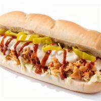 Clucks Chicken Philly · Clucks chicken philly, with our home made coleslaw, 5oz all white meat chicken, Queso Blanco...