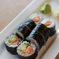 Fresh Salmon Roll / Sake-Maki (6 Pcs) · Consuming raw or undercooked meats, poultry, seafood, shellfish or eggs may increase your ri...